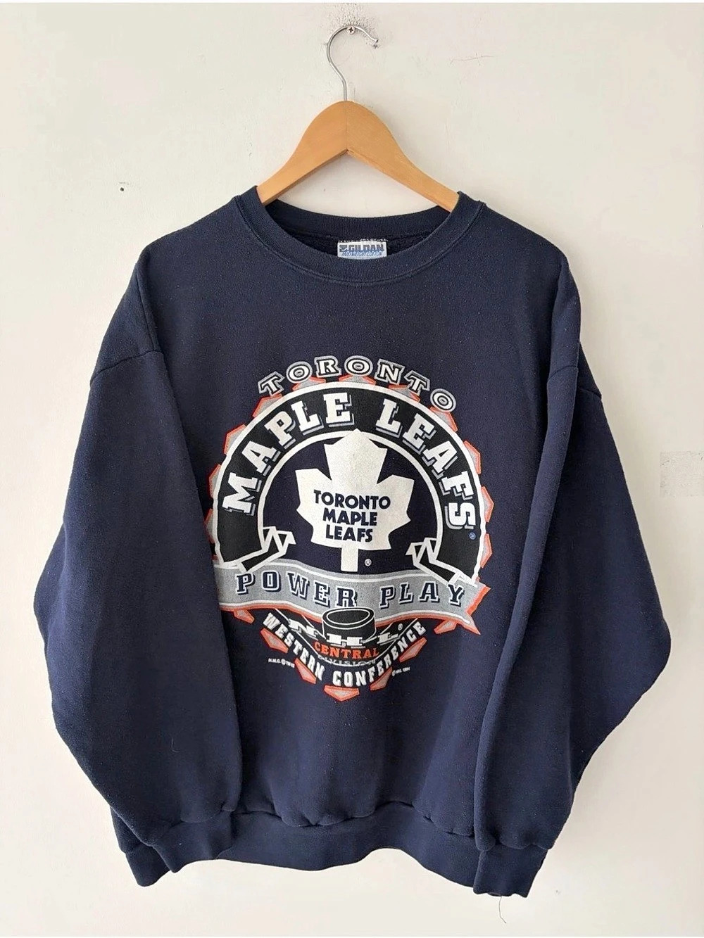 Vintage 1994 Toronto Maple Leafs Crewneck Sweatshirt Size XL